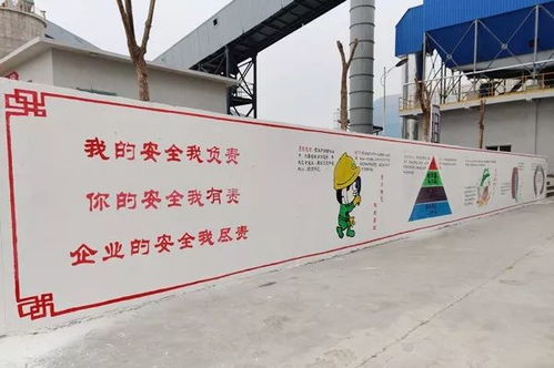 園區(qū)文化 新疆中泰化學(xué)托克遜能化公司綠色建材廠打造 安全文化墻 營造安全文化氛圍